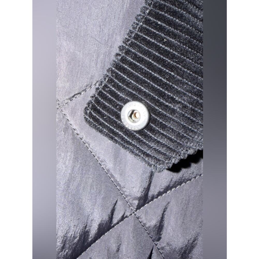 Burberry Black Quilted Barn Jacket Size Small - Picture 4 of 10